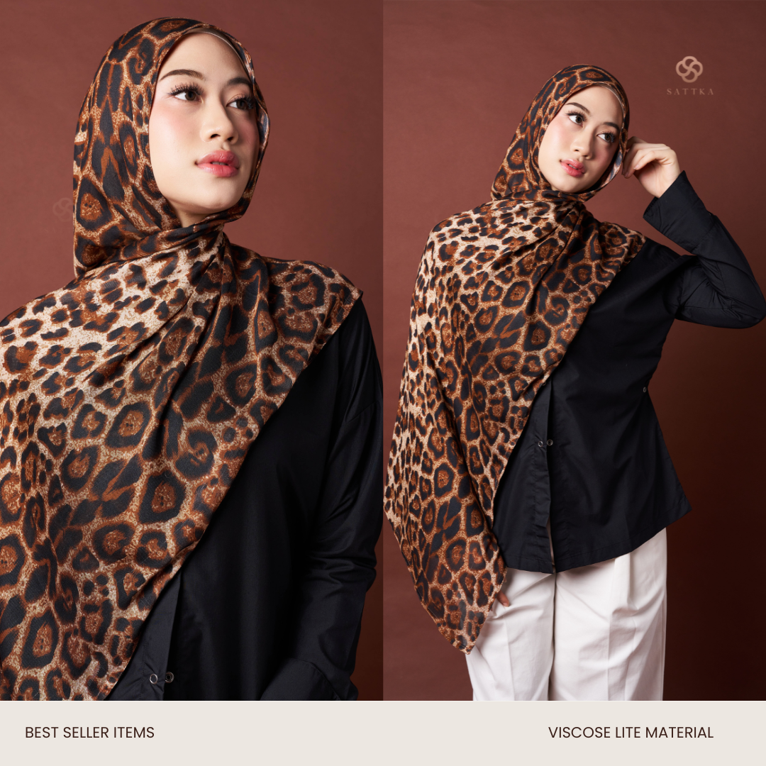 Pashmina Viscose Leopard Series