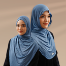 Jilbab Bergo 2 in 1 Airflow Sattka