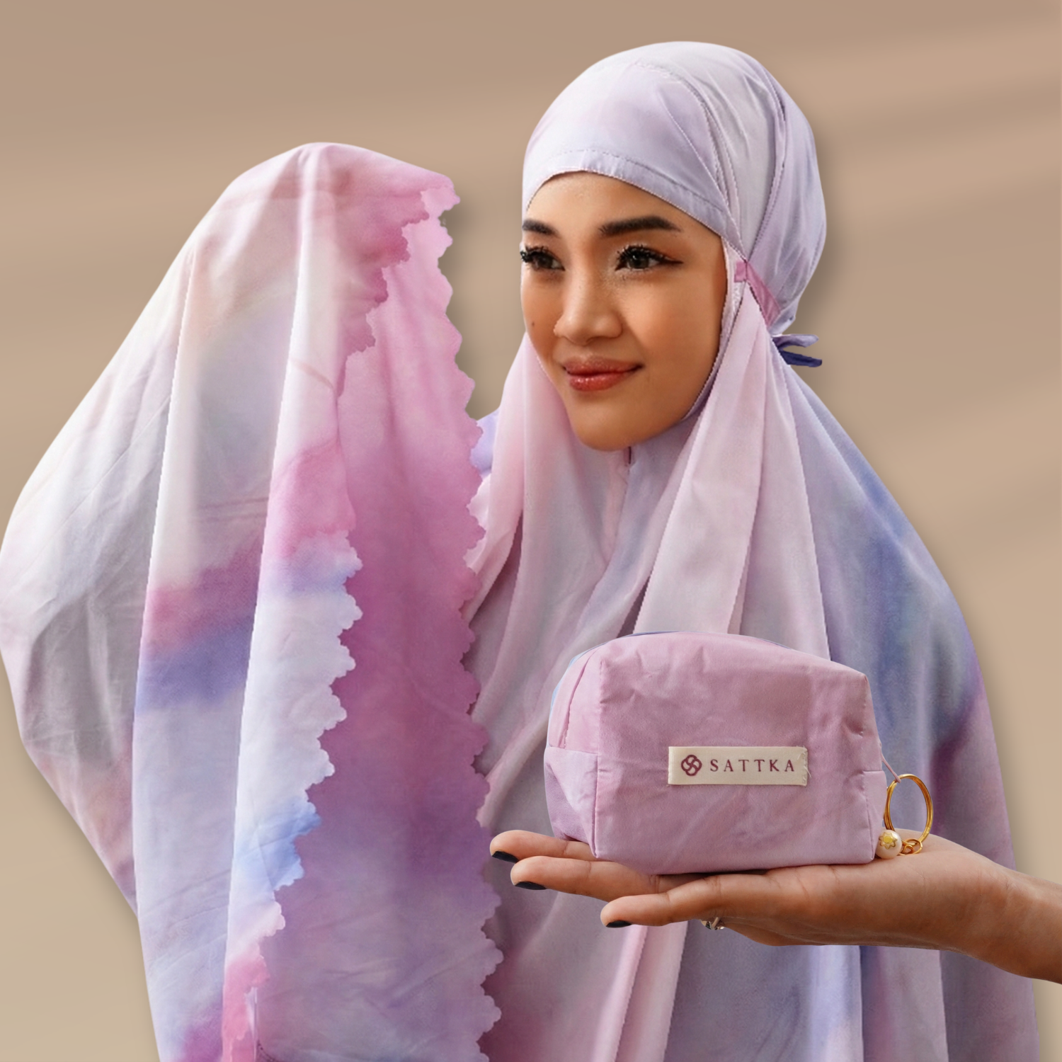 Mukena Mini Travel Aurora Series Sattka