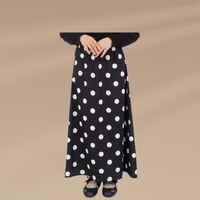 Dotty Skirt Sattka — Rok Polkadot Satin Flowy by Sattka Basic