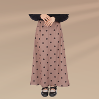 Dotty Skirt Sattka — Rok Polkadot Satin Flowy by Sattka Basic