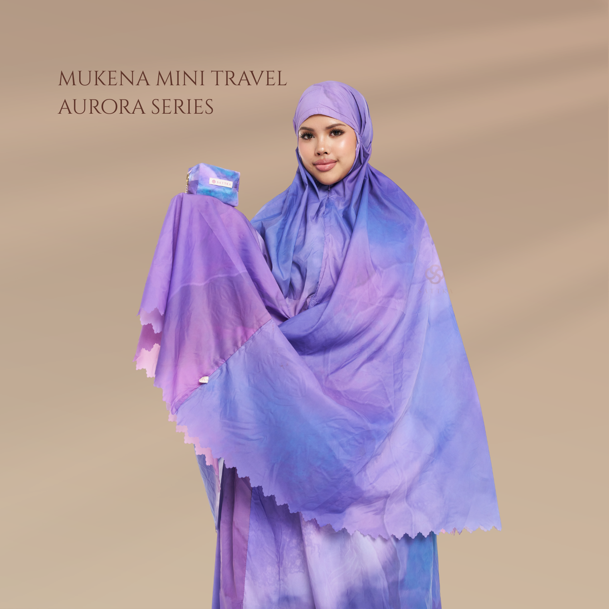 Mukena Mini Travel Aurora Series Sattka