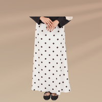 Dotty Skirt Sattka — Rok Polkadot Satin Flowy by Sattka Basic