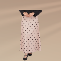 Dotty Skirt Sattka — Rok Polkadot Satin Flowy by Sattka Basic